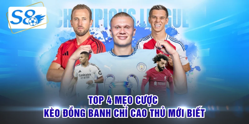 Top 4 mẹo cược kèo đồng banh chỉ cao thủ mới biết